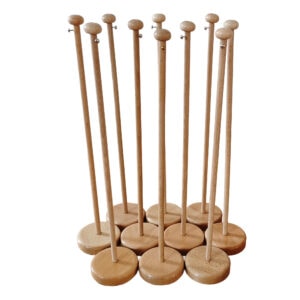 Wimpelhalter aus Holz 01